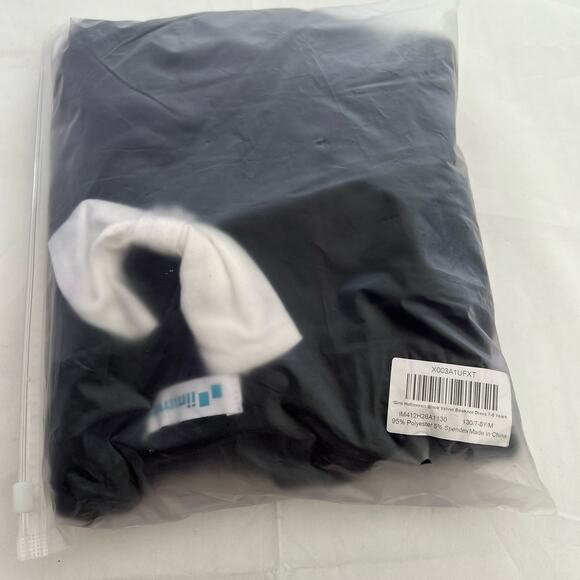 BesserBay Girls Bowknot Cold Shoulder Black Velvet Dress 130/ 7-8 Years - Picture 12 of 12